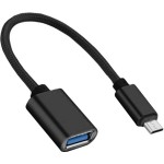 Переходник ATOM USB Type-C 3.1 - USB А 3.0 OTG (черный)