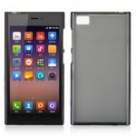 Чехол-накладка TPU cover case for Xiaomi Mi 3 (black)