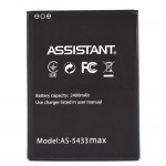Аккумулятор (Батарея) АКБ Assistant AS-5433 Max / AS-5433 