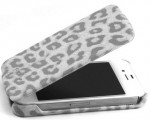 Чехол Nuoku LEO stylish leather case for iPhone 4 /4S (white)