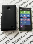 Чехол-накладка TPU cover case for Nokia X, A110 black