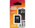 GoodRam MicroSDHC 8Gb class 2 + adapter