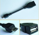 USB хост OTG на Micro USB (короткий шнур)