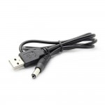 USB-Кабель для роутера USB to DC 5.5x2.1 (5v) 1m (для подключения роутера от повербанка)