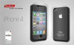Комплект защитных плёнок Yoobao для iPhone 4/4S (прозначная)