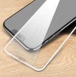 Защитное стекло 9D для iPhone X/Xs/11 Pro (white)