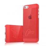 Чехол-накладка itSkins Zero.3 cover case for iPhone 5C (red)
