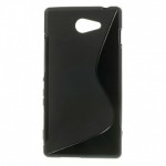 Чехол-накладка TPU cover case for Sony Xperia M2 (D2302) (black)