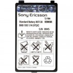АКБ Sony Ericsson BST-35, BST-30 для F200i, F500i, J200i, J210i, K300i, K500i, K506i, K508i, K700i, T220i, T226i, T230i, T290i, Z200i, Z500i