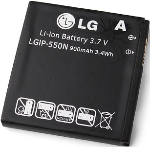 АКБ LG LGIP-550N для GD510 Pop, GD880 Mini, S310