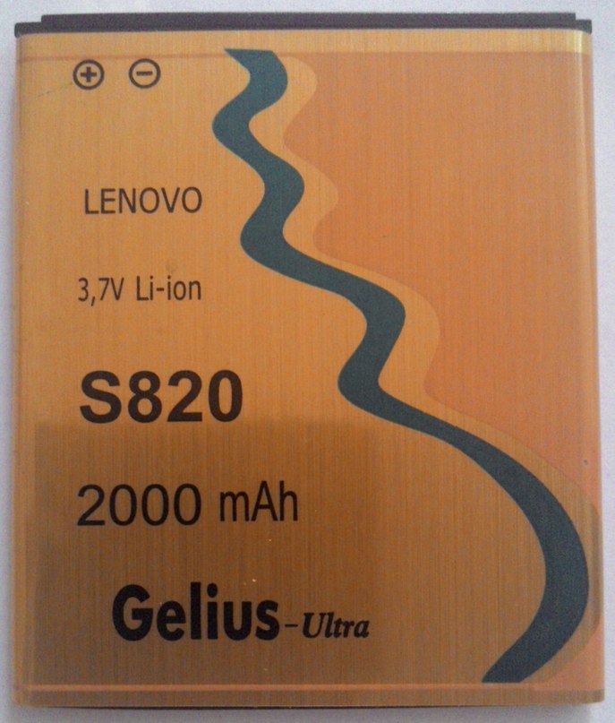 АКБ Gelius BL210 для Lenovo S820, S650, A536, A656, A766 (2000 mAh)