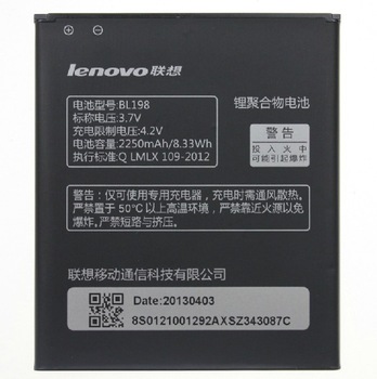 АКБ Lenovo BL198 для A620t, A830, A850, A859, A860, K860/K860i, S8, S860E, S880/S880i, S890, S898t (original)