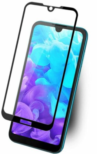 Защитное стекло 9D для Huawei Y5 (2019) / Honor 8S (чёрное)