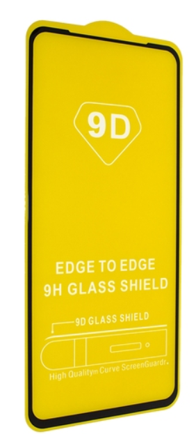 Защитное стекло 9D для Xiaomi Redmi Note 9 / Redmi 10X (black)
