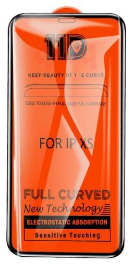 Защитное стекло 11D для iPhone X/XS (black)