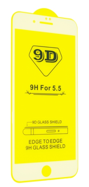 Защитное стекло 9D для iPhone 7/8 plus (white)