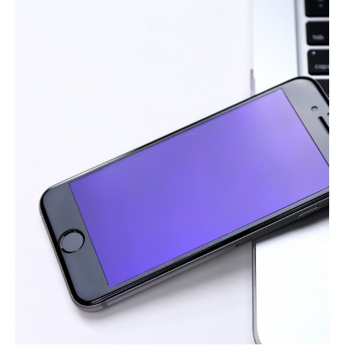 Защитное стекло 9K Blue Light для iPhone 6/6S (black)