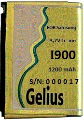 АКБ Gelius AB653850CE, AB653850CU для Samsung i900, i7500, i8000, i9023