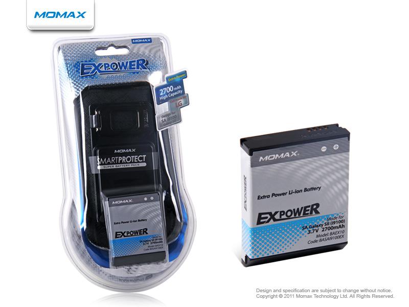 Momax EXPOWER EB-F1A2GBU для Samsung i9100/i9105 Galaxy S II, i9103 Galaxy R
