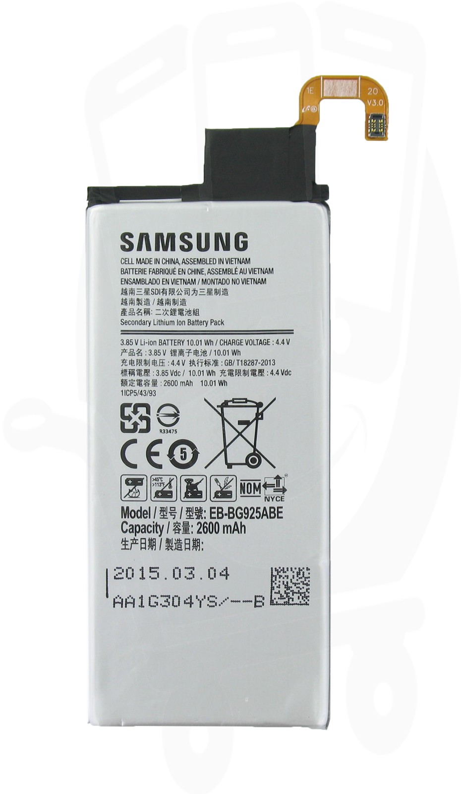АКБ Samsung EB-BG925ABE для G925 Galaxy S6 Edge