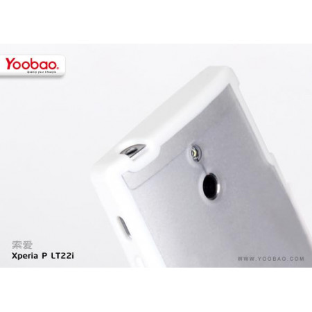 Чехол-накладка Yoobao 2 in 1 Protect case для Sony Xperia P LT22i (white)