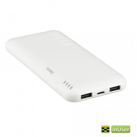 Портативная батарея (Power Bank, УМБ) Hoco J82 Easylink (10000 mAh / Out: 2USB 5V/2A / In: Type-C, micro-USB 5V/2A ) с LED индикатором