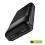 Портативная батарея (Power Bank, УМБ) Hoco J72A Easy travel (20000 mAh / Out: 2USB 5V/2A / In: Type-C, micro-USB 5V/2A ) с LED индикатором, Чёрный