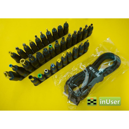 Кабель TYPE-C 100W QC to DC + Набор переходников 34шт для зарядки ноутбуков, роутеров и другой техники 