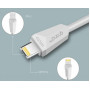 Мультикабель Grand Diamond GC-27S USB - Micro+Lightning (white)