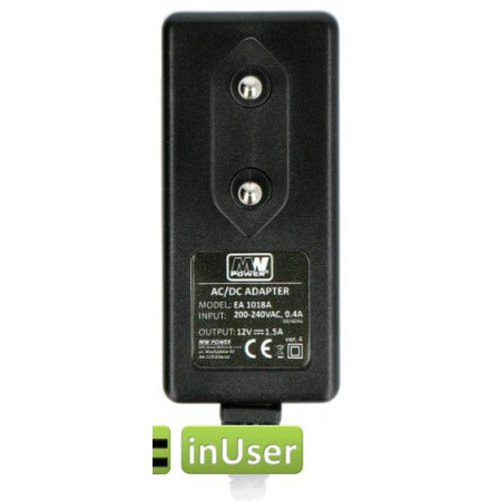 Блок питания EA1018A VER.4 12V / 1.5A impulse power supply - DC 5.5 / 2.5mm 