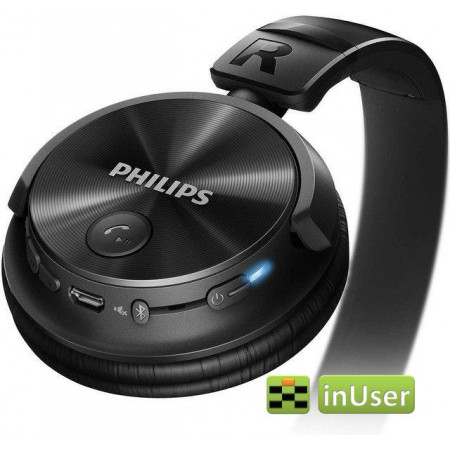 Наушники Bluetooth Philips SHB3060 Mic Black 106 дБ