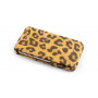 Чехол Nuoku LEO stylish leather case for iPhone 4 /4S (brown)