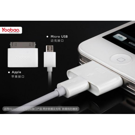 Yoobao YB-401 Apple Connector + Micro USB Cable