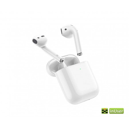 Беспроводные наушники Bluetooth Airpods Borofone BW01 / BE34 TWS с микрофоном, Bluetooth 5.1 белые