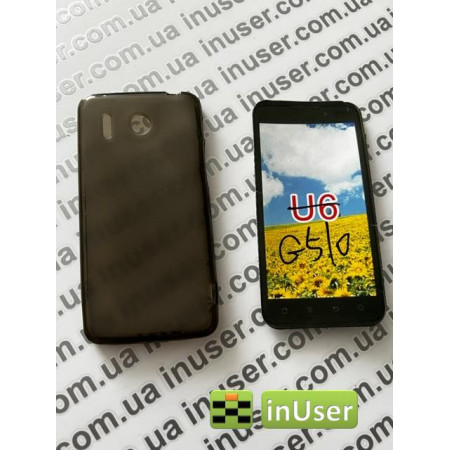 Чехол - бампер TPU cover case for Huawei Ascend G510 (black)