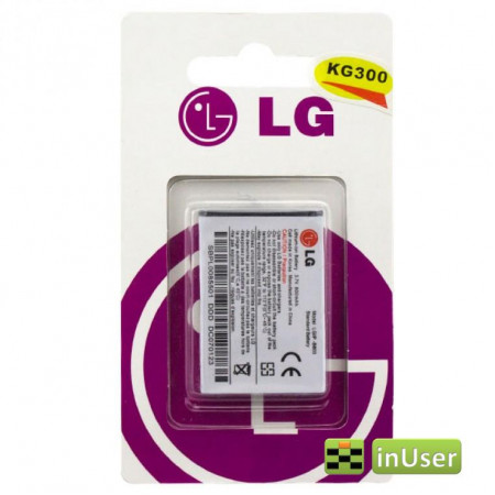 Акумулятор LG LGIP-B800 для LG KG200, LG KG300 800 mAh