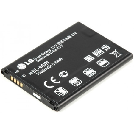 Акумулятор LG BL-44JN для A290, A399, C660, E400, E405, E410, E420, E430, E435, E450, E455, E510, E610/E612, E615, E730, E739, L40, L60/X135, L60/X145, LS855, P690, P698, P699, P940, P970, SU880, VM701