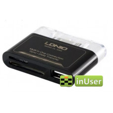 Адаптер-переходник LDNio Camera connection kit для Apple iPad 2 / iPad 3 / iPad 4Black (DL-P303)