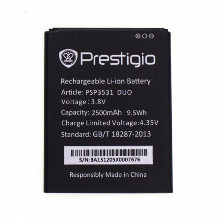 Акумулятор Prestigio: PSP3530, Muze D3, PAP3530, 3530, PSP3532, PAP3532, Muze F3, 3531, PSP3531, PAP3531, Muze E3, 7530, PSP7530, PAP7530, Muze A7
