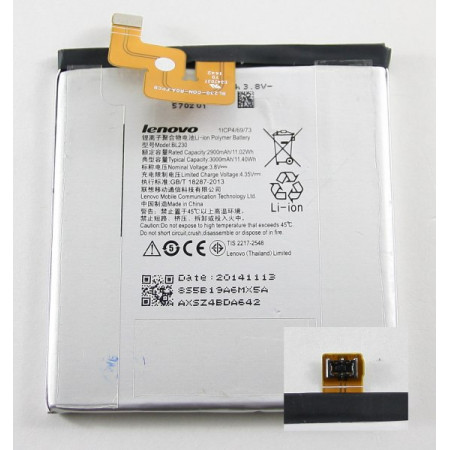 Акумулятор Lenovo BL230 для Vibe Z2, Vibe Z2 mini, K920 mini, Z2W, Z2T (original)