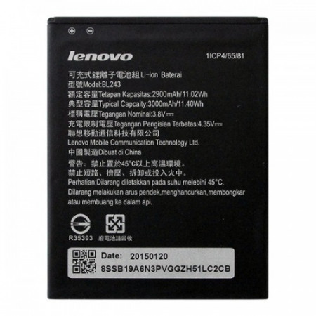 Акумулятор Lenovo BL243 для A7000, K3 Note, K50