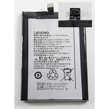 Акумулятор Lenovo BL246 для Z90 Vibe Shot (original)
