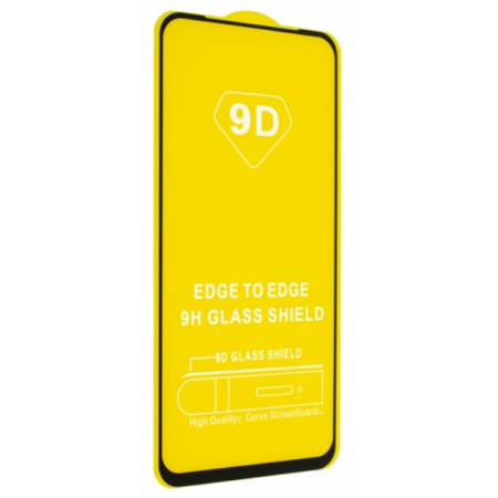 Защитное стекло 9D для Huawei P Smart Z/Pro (black)