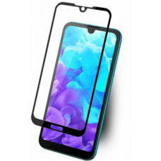 Защитное стекло 9D для Huawei Y5 (2019) / Honor 8S (чёрное)