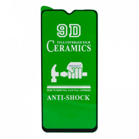 Гибкое Защитное стекло 9D Ceramics для Xiaomi Redmi 9 (black)