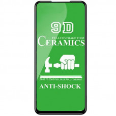 Гибкое Защитное стекло 9D Ceramics для Xiaomi Redmi Note 9S/9 Pro (black)