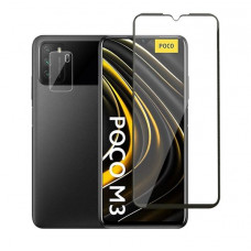 Захисне скло 9D для Xiaomi Poco M3