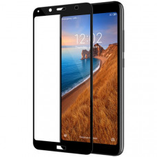 Защитное стекло 9D для Xiaomi Redmi 7A (чёрный)