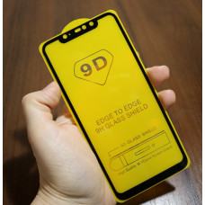 Защитное стекло 9D для Xiaomi Redmi Note 6 pro/Mi 8 Lite (black)