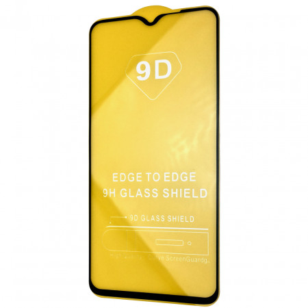Защитное стекло 9D для Xiaomi Redmi Note 8 Pro (чёрный)